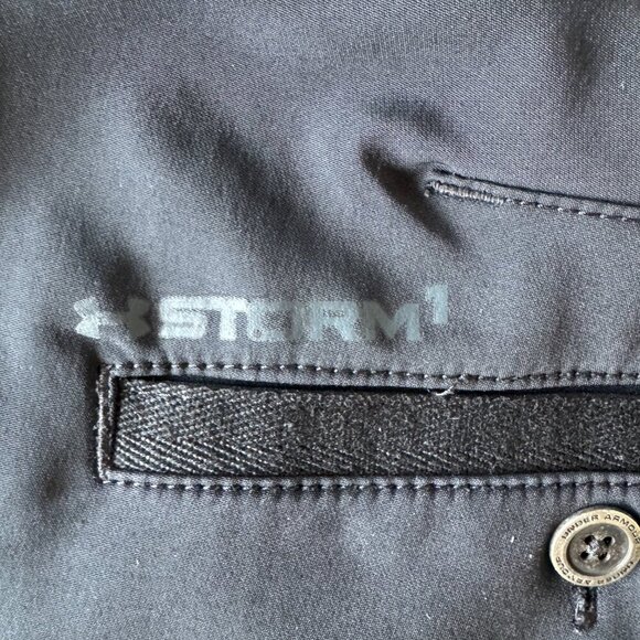 Under Armour men's coldGear Storm 1 black pants size 40/32 Golf - Picture 10 of 11